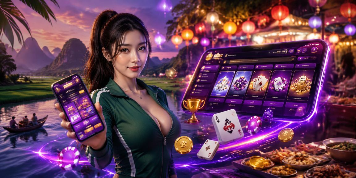 Trò chơi bài tại chợ đêm Ninh Bình