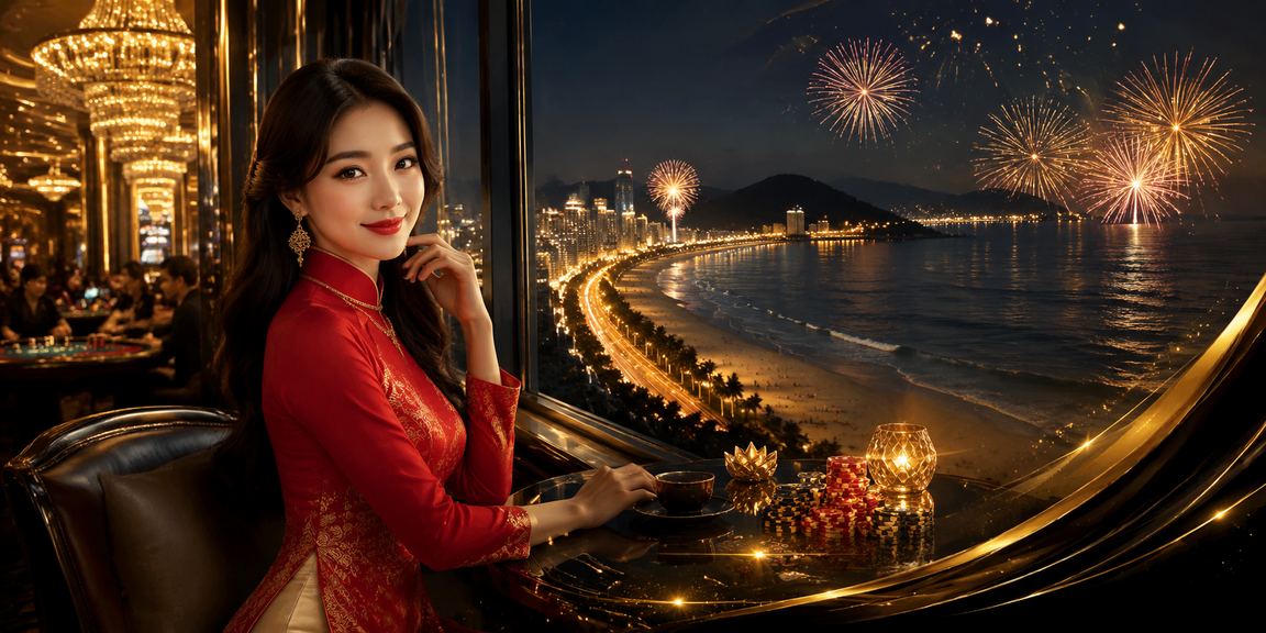 Người chơi đặt cược thể thao tại Vũng Tàu với áo dài truyền thống